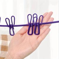 Tendedero de viaje portátil elástico ajustable: tendedero retráctil para ropa de acampada con 12 clips para uso en interiores y exteriores - details 3