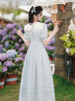 Vestido de hadas vintage de princesa pastoral de palacio estilo bosque, luz Lolita lo - details 16
