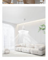 Lámpara Ventiladora LED con Control Remoto Ventilador de Techo Silencioso, 3 Colores Ajustables, Fácil Instalación, Ideal para Dormitorio y Sala de Estar, Diseño Moderno y Eficiente - details 19