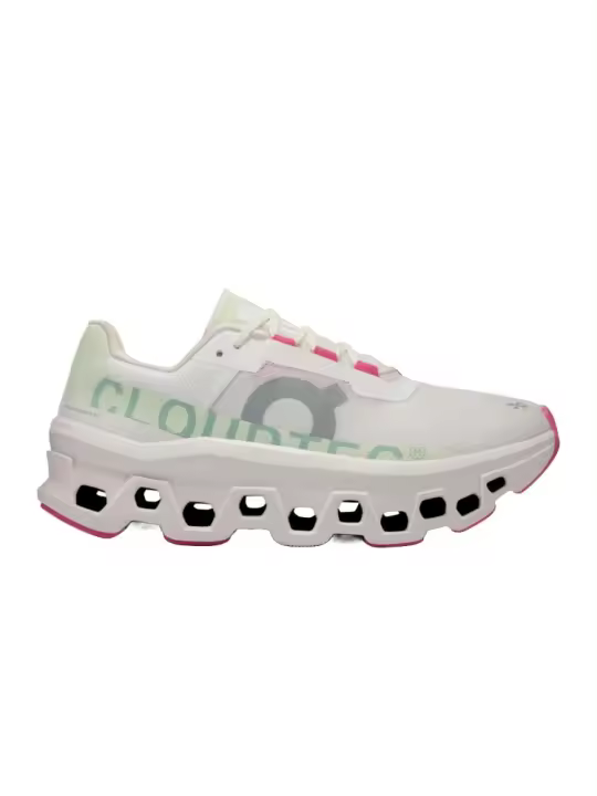 Zapatillas Blancas Running Cloudmonster Blanco/Lima Mujer Ligera Y Duradera - 1