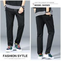 Pantalones de otoño para hombre, ropa deportiva para fitness, chándal con cintura elástica, pantalones de algodón, pantalones sueltos para gimnasio, pantalones de chándal para correr para hombre M- 8XL - details 14