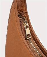Bolso de mano de cuero vegano cervino con asa superior para mujer, bolso de mano con diseño de media luna cruzada, bolso versátil, mochila de lujo de alta gama - details 18