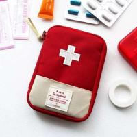 Bolsa de almacenamiento de primeros auxilios de viaje portátil, Kit de supervivencia, caja de medicina, Camping de emergencia al aire libre - details 1