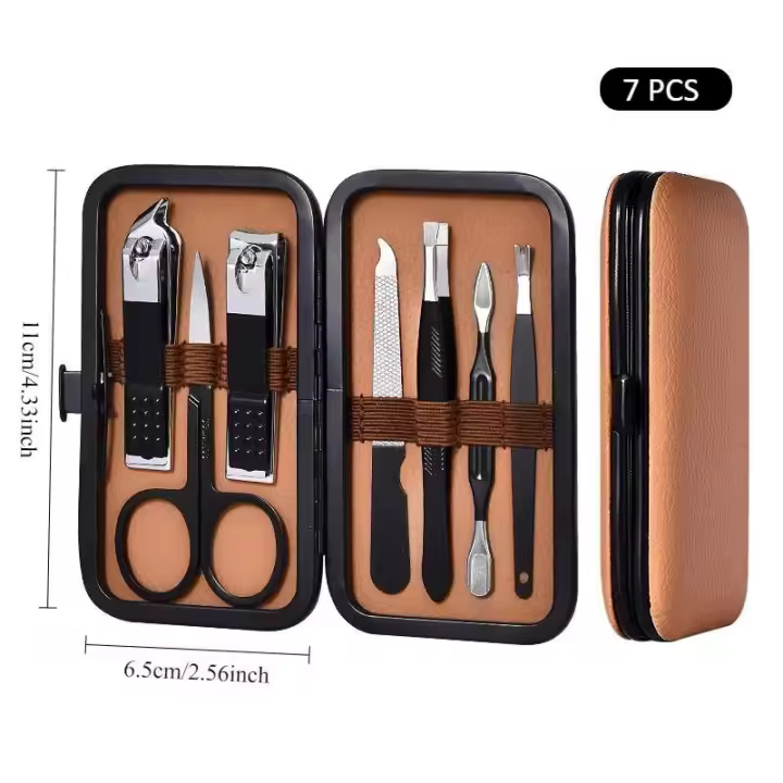 Set de Cortauñas de Acero Inoxidable Cuchara de Pendiente de Belleza para Talla en Casa - 1