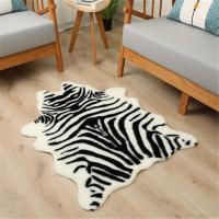 1 Alfombra De Piel De Vaca Sintética De Alta Calidad, Alfombras Lavables Y Duraderas Con Estampado De Vaca, Apta Para - details 7