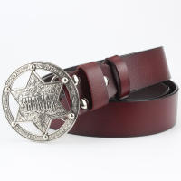 Cinturón de piel de vaca auténtica para hombre, sin hebilla, hebilla lisa, 5 colores, accesorios para el cuerpo - details 12
