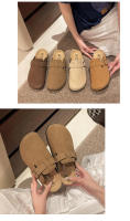 Nuevas sandalias versátiles de estilo retro para hombre y mujer con suela gruesa de corcho, tipo bolso, para parejas, pantuflas de una sola pieza. - details 3
