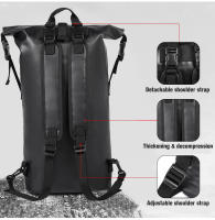 Mochila Impermeable para Deportes Acuáticos y Viajes Bolsa de Almacenamiento para Piscina y Playa Capacidad de 20-50 Litros Ideal para Rafting Canoeing Kayaking Travel Outdoor - details 4
