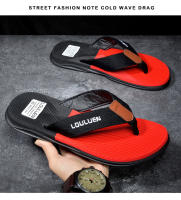 Zapatillas de los hombres de la nueva tendencia casual playa pellizcar sandalias antideslizante fondo suave resistente al desgaste de los hombres de verano chanclas - details 11