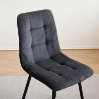 Juego de Comedor de Mesa Redonda 100cm con 4 Sillas Conjunto de Mesa y Sillas de Comedor, Cocina y Salón (Madera Oscura+Marrón Claro (PU)) - details 22