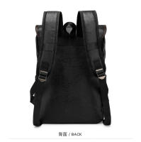 Mochila de cuero impermeable de gran capacidad para computadora de negocios para hombres - details 24