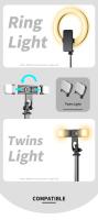 Trípode para Teléfono de 157.48cm y Trípode para Selfie Stick, Todo en Uno Trípode Profesional para Celular, Trípode para Celular con Control Remoto Inalámbrico y Soporte para Teléfono, Compatible con iPhone 14/13/12 Pro Max, Samsung, Android, Cámaras - details 4