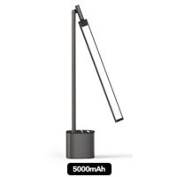 Lámpara de escritorio LED, Flexo escritorio plegable y recargable, Graduable y orientable, 5000mAh Lámpara de mesa inalambrica para estudio, estudio, oficina, trabajo, exterior (Gris) - details 11
