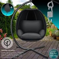 Hamaca de Lujo Marco y Cojín de Asiento Suave Cojín Lateral Cojín de Asiento y Respaldo Cesta - details 5