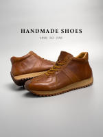 Botas casuales de caña media de gama alta, zapatos deportivos de piel de vaca de cuero genuino para hombres - details 10
