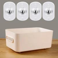 Mini rueda Universal autoadhesiva de 4 piezas, rodillos móviles de bola silenciosa giratoria de 360 °, estabiliza muebles, accesorios para mover - details 4