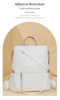 Mochila de nylon con mango suave de color sólido, grande, cinturón de cojín de aire - details 4