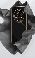 KEYSION-funda enchapada de lujo para Xiaomi Redmi 14C, cubierta trasera cuadrada de silicona TPU suave a prueba de golpes para teléfono, Redmi 14C - details 4