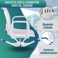 Silla Bañera Giratoria 360º - Asiento Bañera Adulto Cómoda Transferencia - Silla Ducha Mayores FÁCIL Acceso - Silla de Baño Antideslizante - details 3