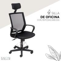 Silla de Oficina ergonómica de Piel sintética Negra, con Ruedas giratorias, reposabrazos, Altura Regulable, de Acero y Espuma Blanda, fácil de Montar y desplazar, 56x48x95 cm - details 10
