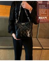 Marca Hong Kong textura avanzada2025Nueva bolsa de cubo bandolera con diseño de diamantes de alto sentido a la moda - details 8