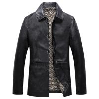 Chaqueta de Cuero de Alta Calidad CHAIFENKO para Hombres Ajuste Suelto Cómodo - details 2