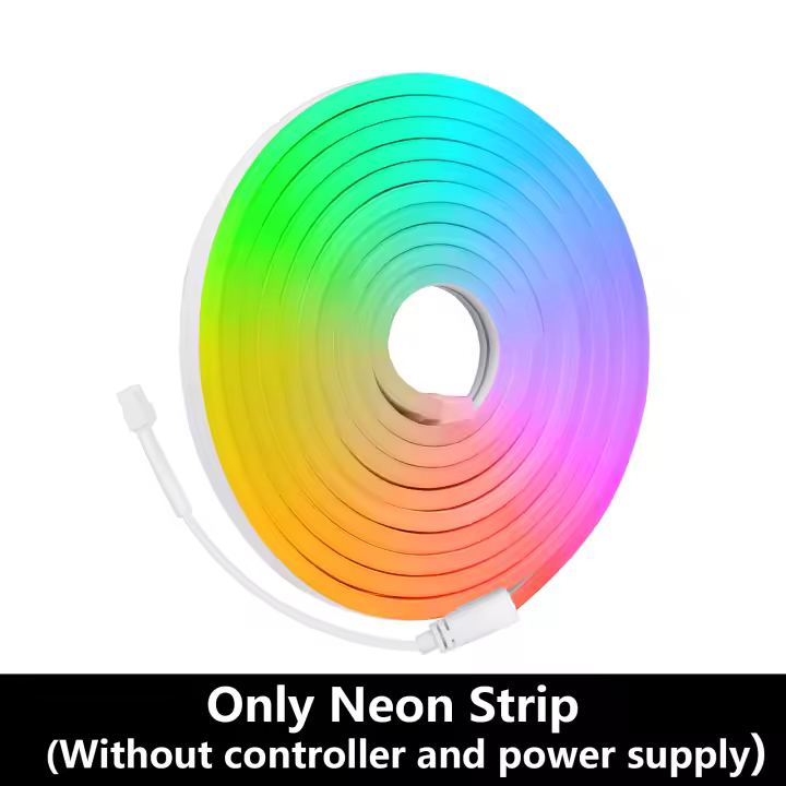 GAHADA Cinta LED RGBIC Neon Moderna Control Remoto de 24 Botones A Prueba de Agua Iluminación y Decoración - 1