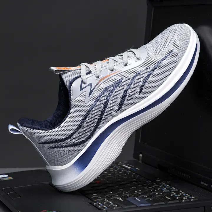 Zapatillas de Hombre Primavera 2025 Malla Tejida Transpirable Sin Olor a Pies Altas Rebotantes para Correr al Aire Libre Antideslizantes - 1