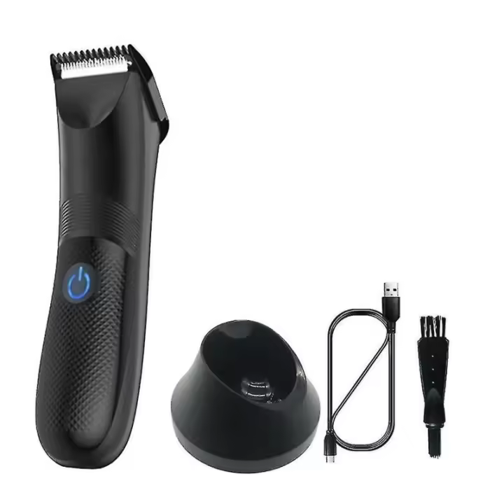 Maquinilla de afeitar eléctrica para hombres, afeitadora de aseo, depiladora de Bikini, recargable por USB - 1