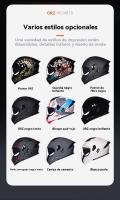 Casco moto mujer modular hombre MX Carreras de Locomotora aire libre seguro Equipo - details 10