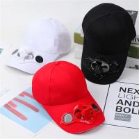 Gorra de béisbol con energía Solar para verano, gorro deportivo con ventilador para Senderismo y viajes, novedad - details 3