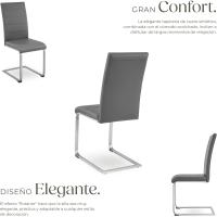 Juego de Sillas de Terciopelo Sillas de Comedor Ergonómicas Versátiles - details 67