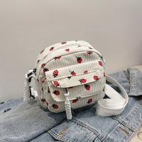 Bolso Cruzado de Pana Corduroy Vintage Bolso de Hombro Casual con Correa Ajustable - details 7