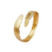 Brazalete de Aleación de Moda para Mujer Diseño de Hoja Abierta Ancho Ideal para Regalo de Cumpleaños, Fiesta - details 2