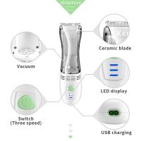 Kemei-Kit de corte de pelo al vacío para KM-79, recortador de pelo inalámbrico para bebé, silencioso, automático, bajo ruido, uso doméstico - details 1