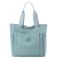 Casual bolso de las mujeres 2025 verano nueva moda de gran capacidad casual color sólido tela de nylon hombro portátil madre bolsa - details 2