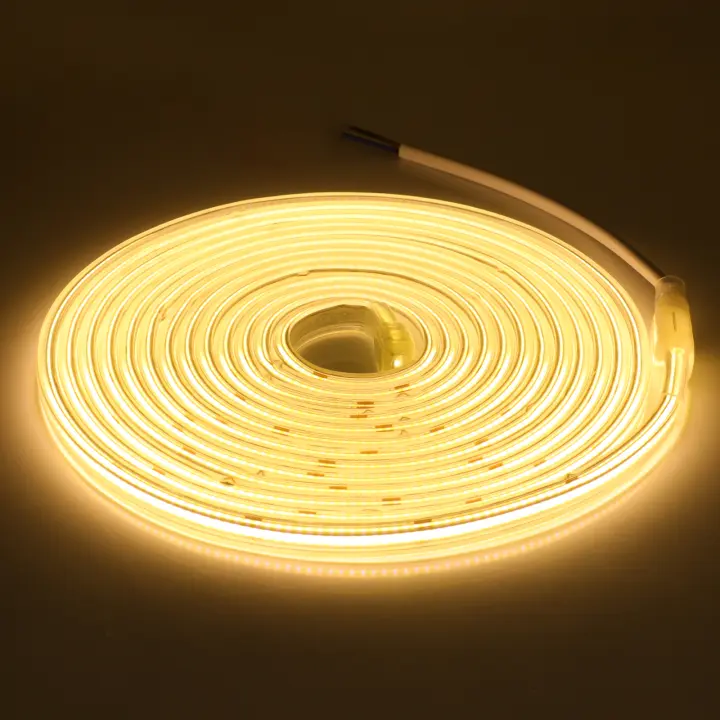 GAHADA Tira de LED COB de Alta Densidad Impermeable IP65, 24V Luz Flexible para Decoración de Habitaciones 320LEDs/m Iluminación de Alta Calidad - 1