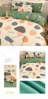 Juego de Ropa de Cama de Algodón Puro de Alta Calidad para el Hogar con Funda de Edredón de Manga Reina 100% Algodón Amigable con la Piel con Sábanas y Fundas de Confort - details 22