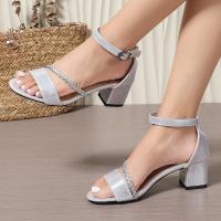 Sandalias de Mujer de Lujo con Tacón Alto Moda 2025 con Estilo Mezclado - details 19