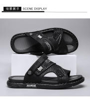 Sandalias de hombre Verano 2023 Nuevos zapatos casuales Moda al aire libre Conjunto de moda fresco Pie Zapatillas de doble propósito - details 18