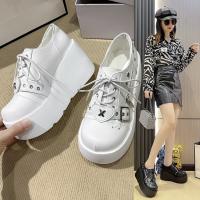Night Knight Original Martin Boots Spice Girl Cabeza redonda de suela gruesa Super Cool Botas cortas Hebilla Botas Martin decorativas con cordones - details 14