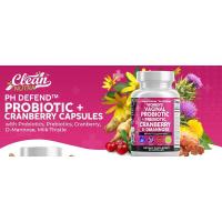 Clean Nutraceuticals Probióticos vaginales para mujeres con arándano, manosea D, prebióticos, apoyo al equilibrio del pH, salud femenina, - details 0