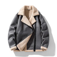 Abrigos gruesos de lana para hombre, chaquetas cómodas sencillas de Color sólido, con cuello vuelto, a la moda, novedad de invierno, 2024 - details 3