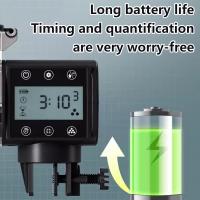 Alimentador Automático de Peces, comedero automático Peces 500ML Gran Capacidad Dispensador Comida Peces con Pilas Accesorios para Pecera, 3 Pilas AA No Incluidas - details 4