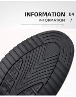 Zapatos Casuales para Hombre Mocasines de Moda sin Cordones, Zapatos de Trabajo de Cuero con Plataforma, Talla Grande 50 - details 6