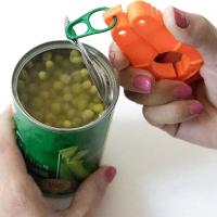 Abrebotellas de plástico de 1/4 piezas, abridor de botellas multifuncional naranja de 3,74x2,08 pulgadas, herramientas de apertura de latas, manos débiles - details 3