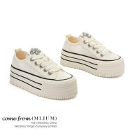 Nuevas Zapatillas Blancas Transpirables y Aumentadas Zapatos Casuales Versátiles para Mujeres - details 6