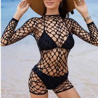 Mono sexy de malla a cuadros, ropa erótica de mujer, ropa interior corporal, ropa para adultos - details 0