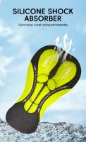 Shorts de Ciclismo Transpirables y de Secado Rápido para Hombres con Acolchado de Silicona, Tela Antidesgarro y Absorbente de Humedad para Deportes al Aire Libre, Senderismo y Entrenamiento - , Shorts de Ciclista - details 1