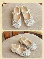 Zapatos de cuero de princesa para niños y niñas, calzado de tacón alto con diamantes de agua, para primavera y otoño, 2024 - details 7